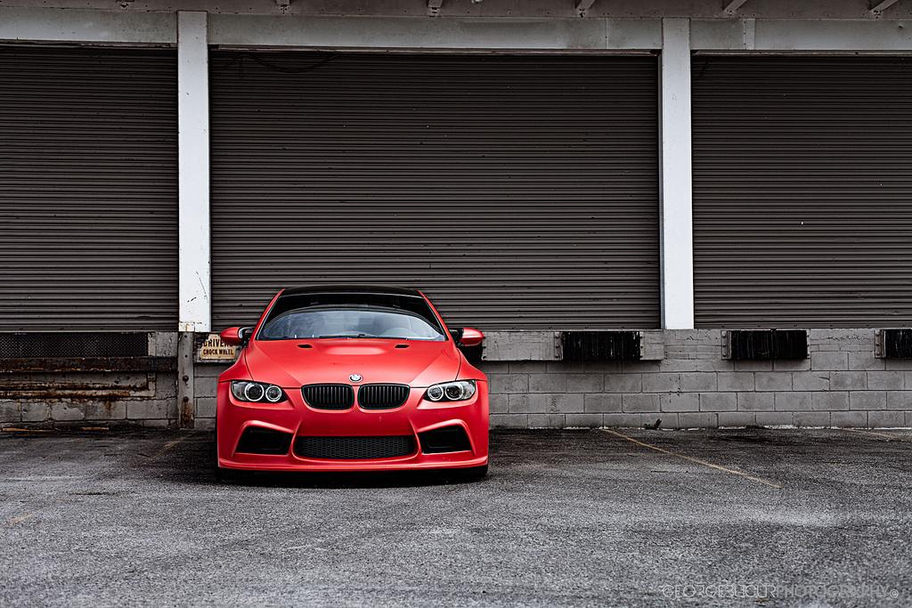 Photo Of The Day Red Devil Matte Red BMW M3 GTspirit